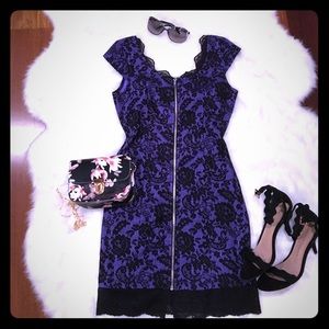 🎁H&M Purple lace dress
